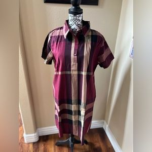 Brand new Linen shirt dress with pocket.